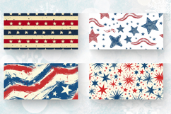 Fourth of July Mug Wrap Sublimation Designs Product Image 2