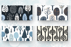Nordic Trees Mug Wrap Sublimation Designs Product Image 2