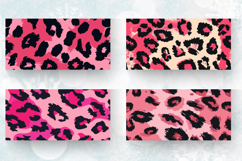 Pink Leopard Skin Christmas Mug Wrap Sublimation Designs Product Image 2