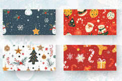 Merry Christmas Mug Wrap Sublimation Designs Product Image 2