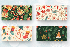 Joyful Christmas Mug Wrap Sublimation Designs Product Image 2
