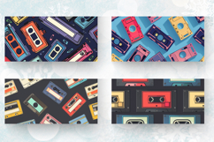 80s Retro Audio Cassette Tape Mug Wrap Sublimation Designs Product Image 2