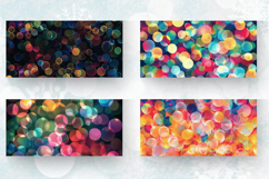 Bokeh Coloured Circles Mug Wrap Sublimation Designs Product Image 2
