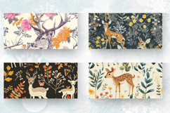 Deer in the Garden Mug Wrap Sublimation Designs Product Image 2