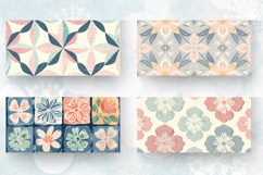 Pastel Blooms Quilt Mug Wrap Sublimation Designs Product Image 2