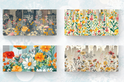 Cityscape Wildflowers Mug Wrap Sublimation Designs Product Image 2