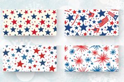4th of July Star &amp; Stripe Mug wrap Sublimation Designs Product Image 2