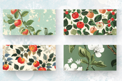 Cottage core Apple Garden Mug Wrap Sublimation Designs Product Image 2