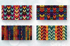 Colorful Knitted Mug Wrap Sublimation Designs Product Image 2