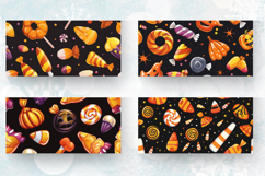 Halloween with Candy Mug Wrap Sublimation Designs Product Image 2