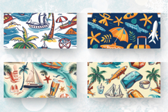 Summer Vacation Mug Wrap Sublimation Designs Product Image 2