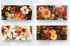 Autumn Bouquet Flowers Mug Wrap Sublimation Designs Product Image 2