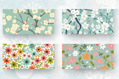 Springtime Blooms Mug Wrap Sublimation Designs Product Image 2
