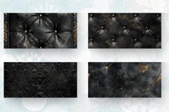 Luxury Black Mug Wrap Sublimation Designs Product Image 2