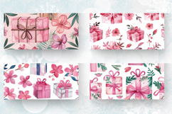 Watercolor Pink Floral Gifts mug wrap sublimation Designs Product Image 2