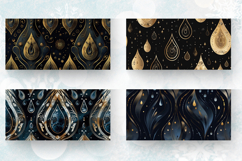 Opulent Night Teardrops Mug Wrap Sublimation Designs Product Image 2