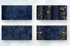 Luxury Navy Blue Mug Wrap Sublimation Designs Product Image 2