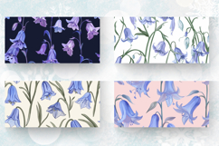 Delicate Bluebell Mug Wrap Sublimation Designs Product Image 2