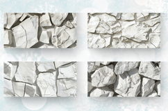 White Stone Mug Wrap Sublimation Designs Product Image 2