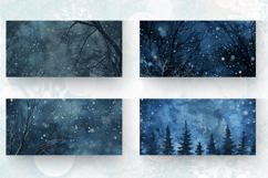 Winter Night Mug Wrap Sublimation Designs Product Image 2