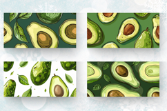 Avocado Mug Wrap Sublimation Designs Product Image 2