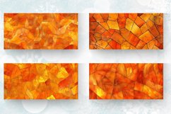 Orange Stained Glass Mug wrap Sublimation Designs Product Image 2