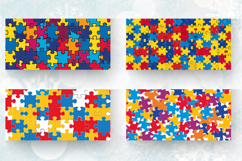 Autism Awareness Jigsaw Puzzles Mug Wrap Sublimation Designs Product Image 2