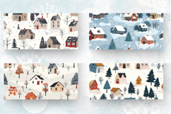Winter Huts &amp; Houses Mug Wrap Sublimation Designs Product Image 2