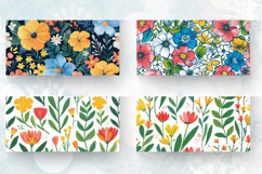 Spring Floral Garden Mug Wrap Sublimation Designs Product Image 2