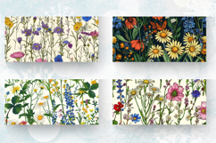 Meadow Wildflowers Mug Wrap Sublimation Designs Product Image 2