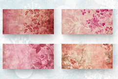 Antique Pink Romance Mug Wrap Sublimation Designs Product Image 2