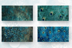 Peacock Spells Mug Wrap Sublimation Designs Product Image 2