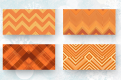 Orange Plaid Mug Wrap Sublimation Designs Product Image 2