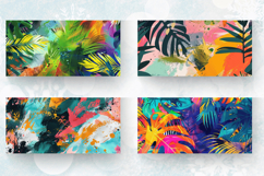 Exotic Mixed Media Paint Mug Wrap Sublimation Designs Product Image 2