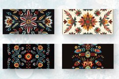 Native American Floral Embroidery Mug Wrap Sublimation Desig Product Image 2
