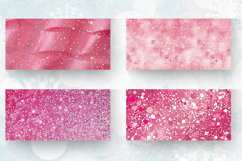 Pink Glittery Mug Wrap Sublimation Designs Product Image 2