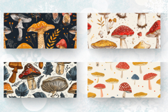 Boho Mushroom Mug Wrap Sublimation Designs Product Image 2