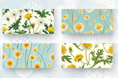 Spring Dandelions Mug Wrap Sublimation Designs Product Image 2