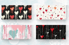 Dripping Loving Hearts Mug Wrap Sublimation Designs Product Image 2