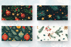Festive Christmas Mug Wrap Sublimation Designs Product Image 2