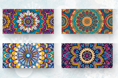 Colorful Mandala Mug Wrap Sublimation Designs Product Image 2