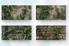 Overgrown Brick Mug Wrap Sublimation Designs Product Image 2