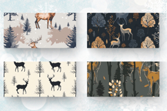 Forest Deer Mug Wrap Sublimation Designs Product Image 2
