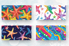 Rainbow Starfish Mug Wrap Sublimation Designs Product Image 2