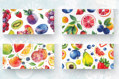 Watercolor Fruit Decor Mug Wrap Sublimation Designs Product Image 2