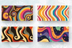 Retro Groovy Mug wrap Sublimation Designs Product Image 2
