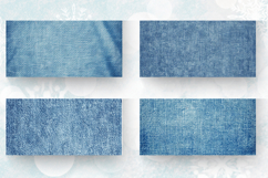 Denim Fabric Light Blue Mug Wrap Sublimation Designs Product Image 2