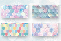 Hexagon Pastel Mug Wrap Sublimation Designs Product Image 2