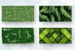 Green Fabric Sewing Texture Mug Wrap Sublimation Designs Product Image 2