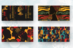African Black History Month Mug Wrap Sublimation Designs Product Image 2